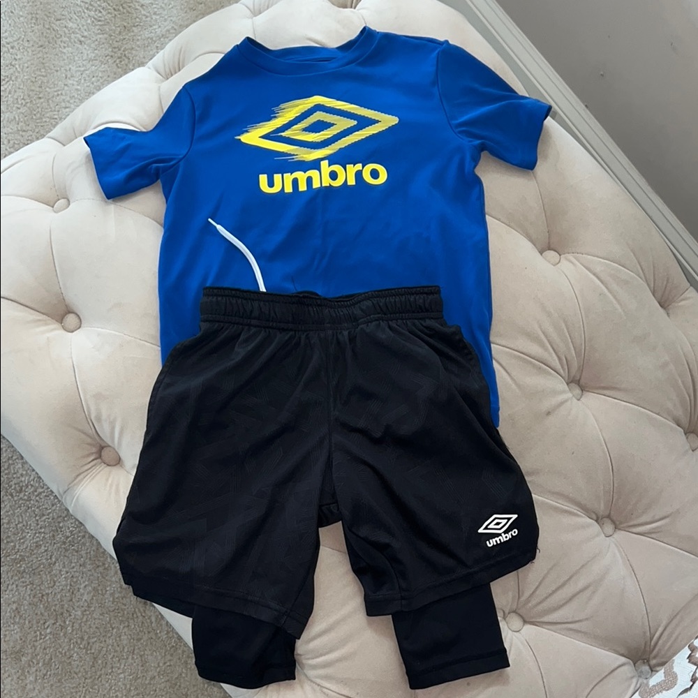 Umbro Blue and Yellow Matching Set Sporty Design
